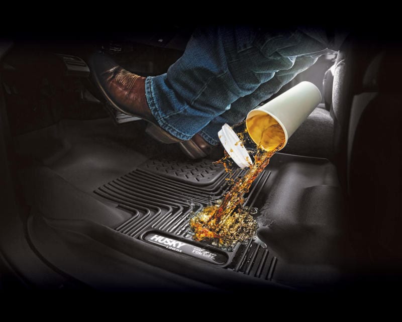 Husky Liners 2021+ Escalade / ESV X-Act Contour Front Row Black Floor Liners Husky Liners
