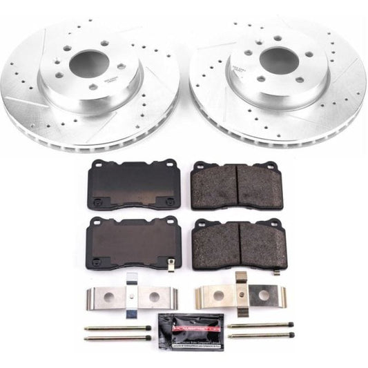 Power Stop 13-19 ATS Z23 Evolution Sport Front Brake Kit PowerStop