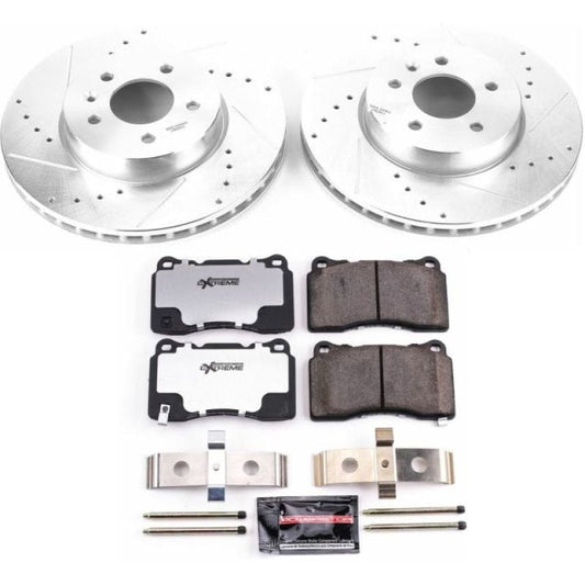 Power Stop 13-19 ATS Z26 Street Warrior Front Brake Kit PowerStop