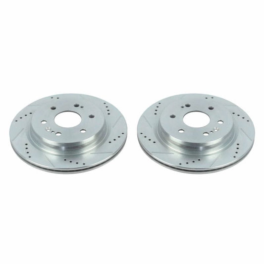 Power Stop 2021+ Escalade / ESV Rear Evolution Drilled & Slotted Rotors - Pair PowerStop