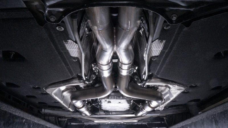 Stainless Works 2016-19 Cadillac CTS-V Sedan Headers 2in Primaries 3in Catted Leads Into X-Pipe Stainless Works