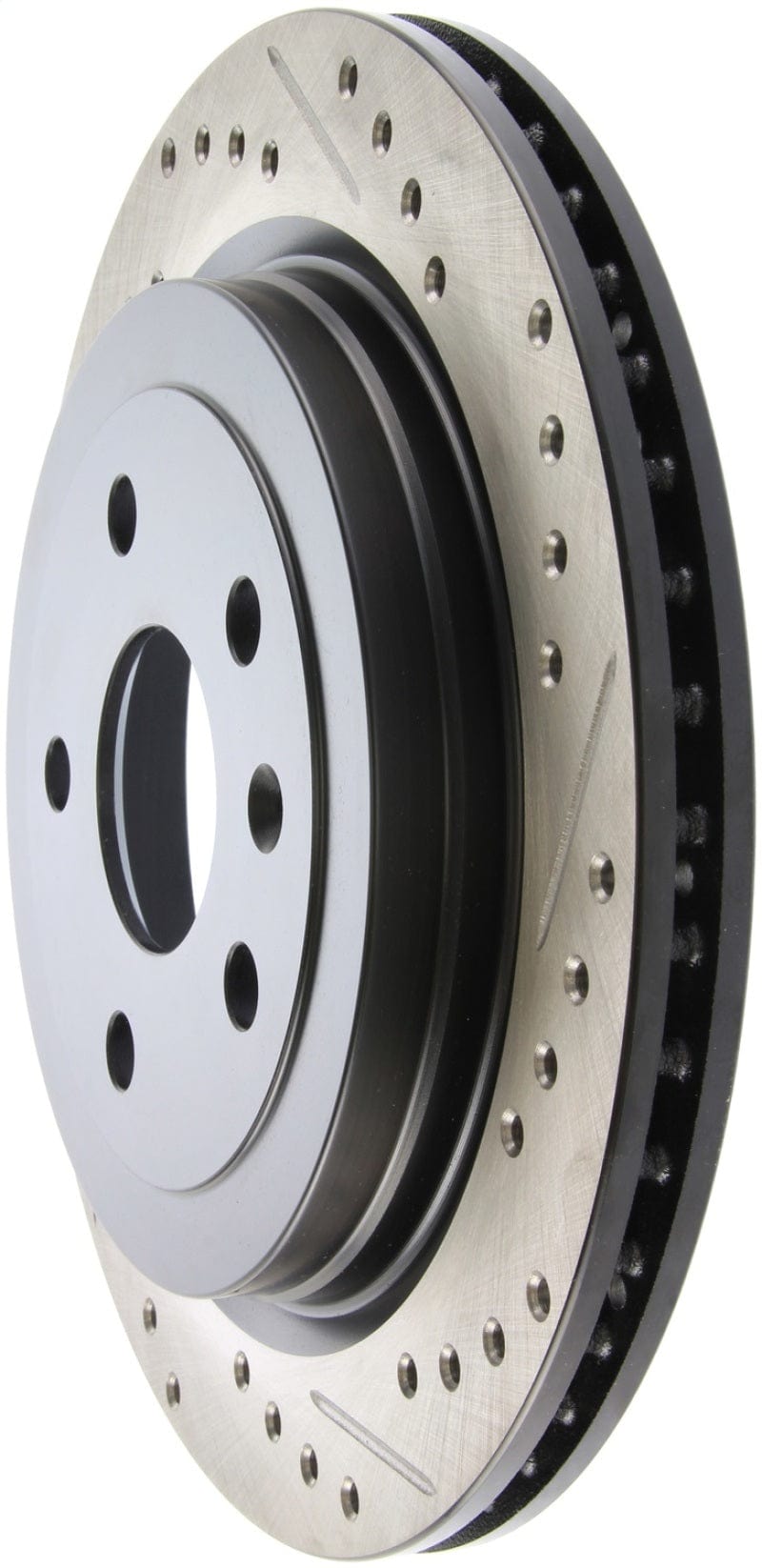 StopTech Sport Slot 14-19 CTS Slotted & Drilled Rear Left Rotor Stoptech